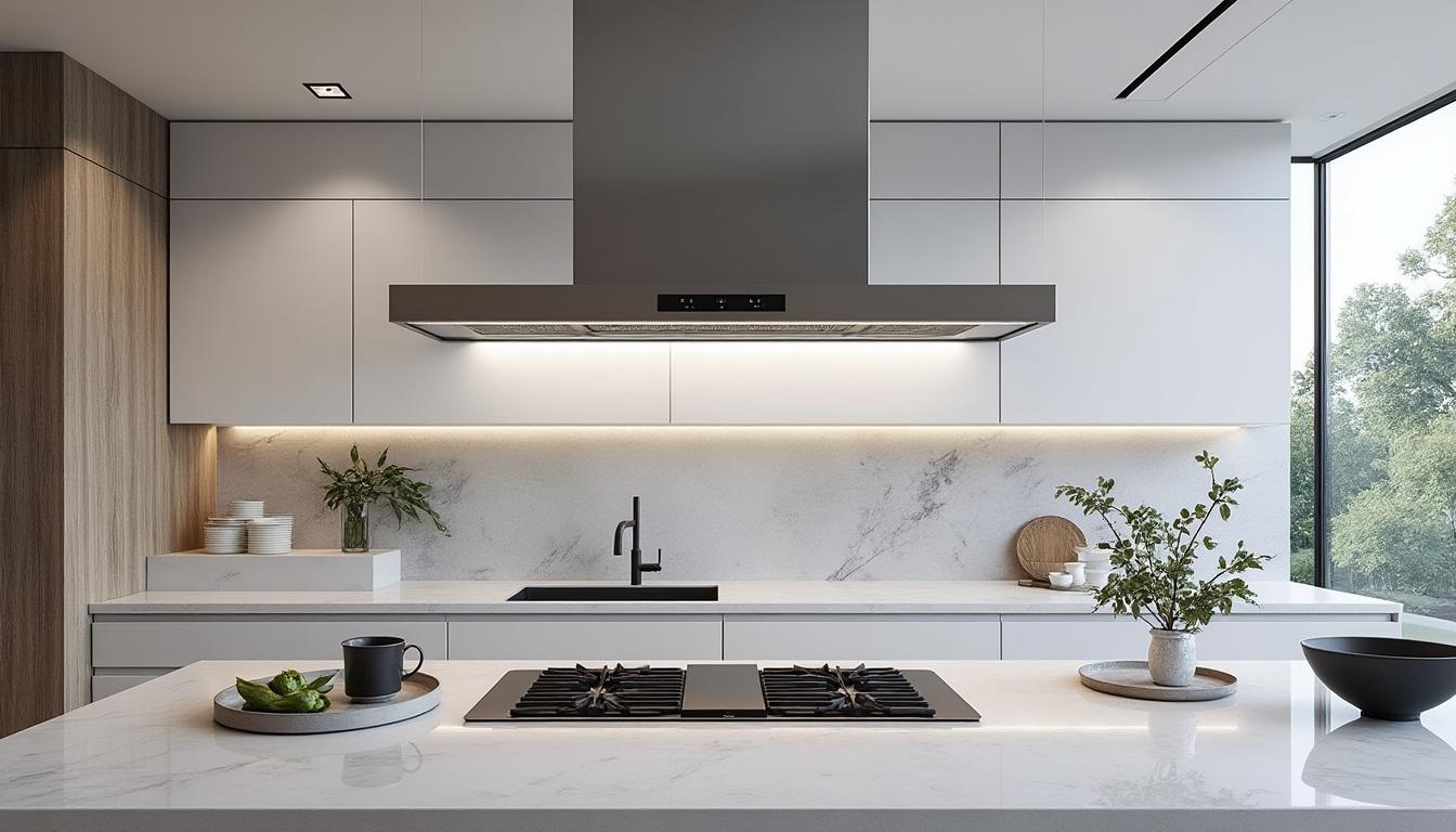 découvrez notre guide complet et comparatif des 7 meilleures hottes îlots incontournables pour 2025. trouvez la hotte idéale pour allier design, performance et tranquillité dans votre cuisine.
